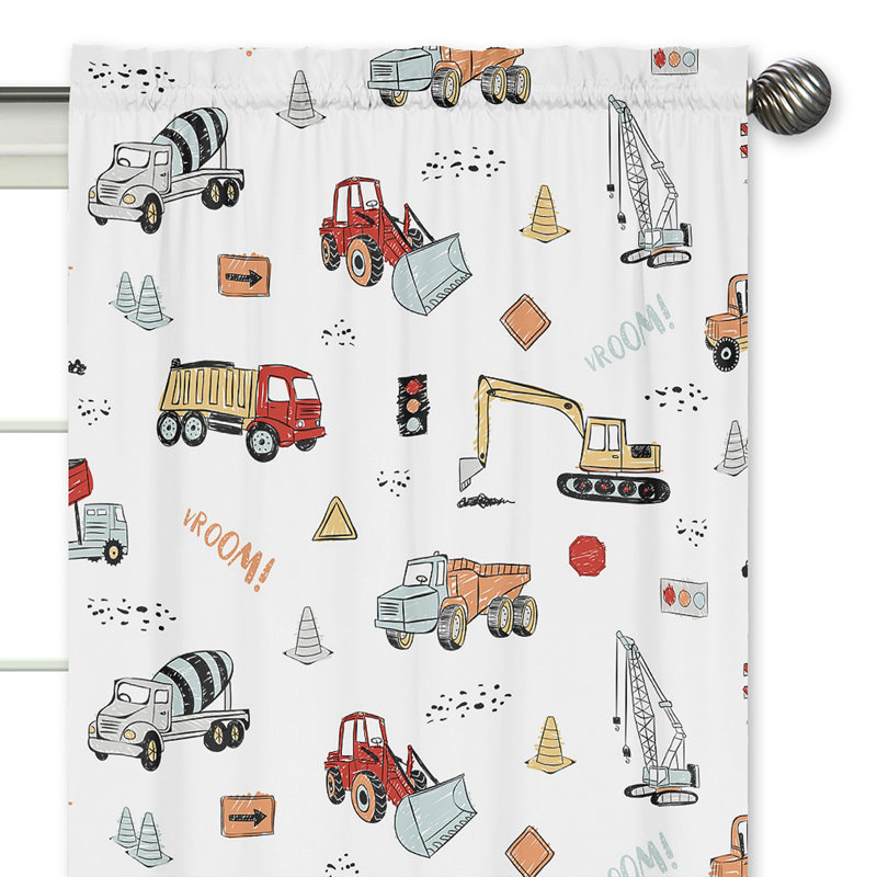 Panneaux de rideaux semi-transparents avec passe-tringle Truck