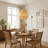 Natural Bamboo Lantern Pendant Hanging Light Rustic Wicker Rattan Chandelier For Farmhouse Restaurant Living Room Dining Room Kitchen Island