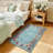 Area Rug  for Living Room Washable Floral Area Rug Soft Stain Resistant Indoor Carpet Low-Pile, Non-Slip Carpet for Bedroom, Dining Room-466786267