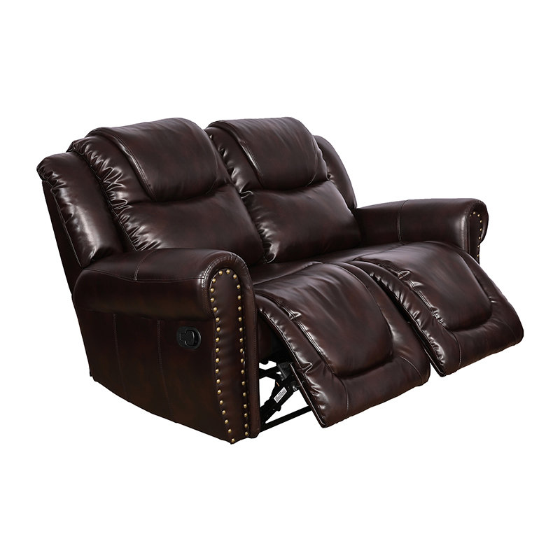 Tanweer 77" Faux Leather Reclining Loveseat
