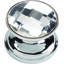 Crystal 7/8" Diameter Round Knob