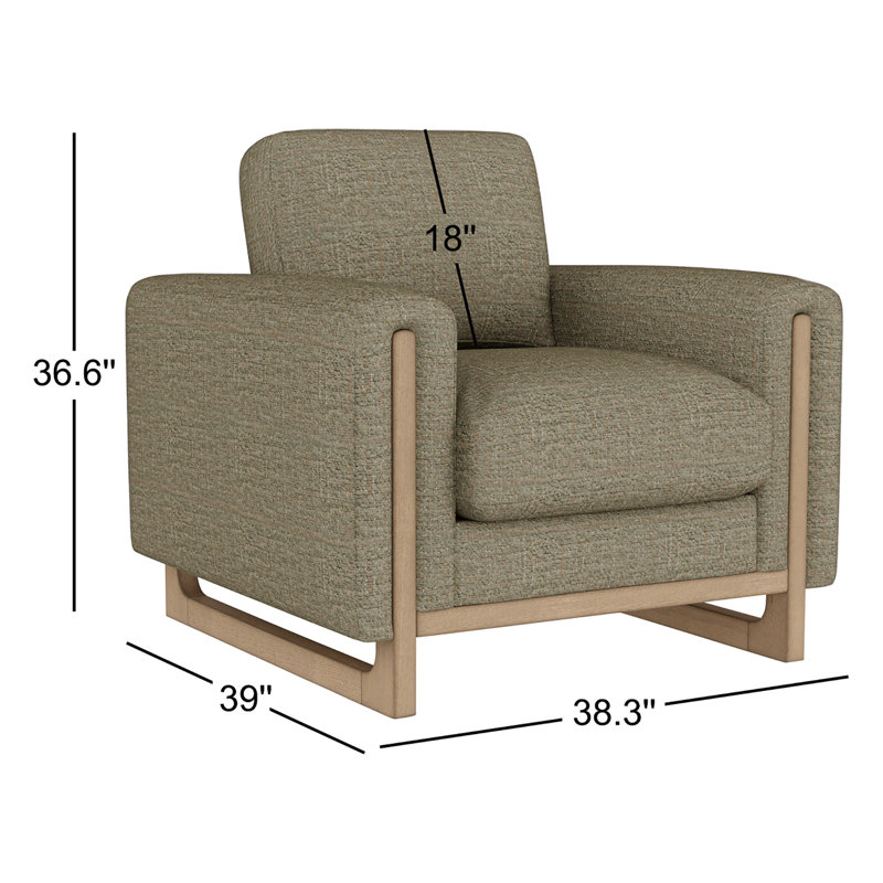 Fauteuil d'appoint brun Sagewood Brunelle