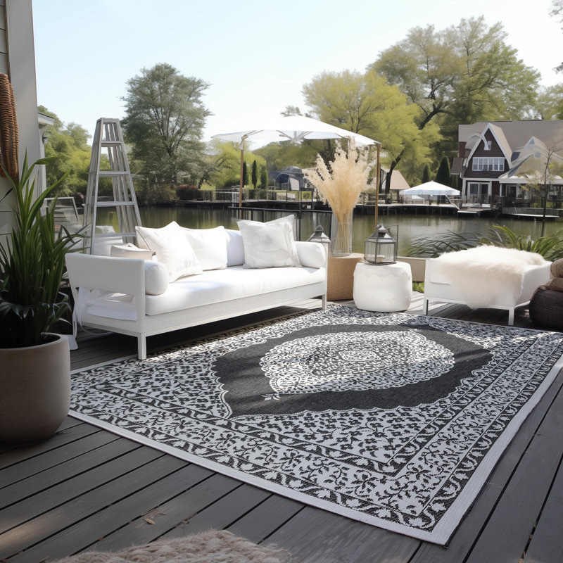 Dynamic Rectangle Indoor / Outdoor Area Rug, Rectangle 80 x 150cm