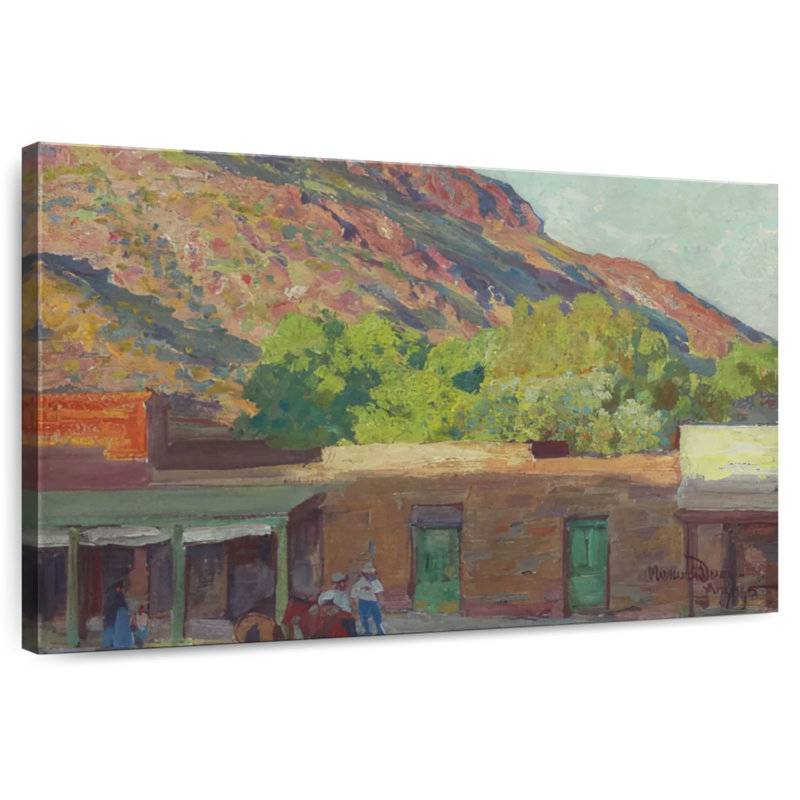 Lelar Adobe Town 1915, 30" H x 45" W