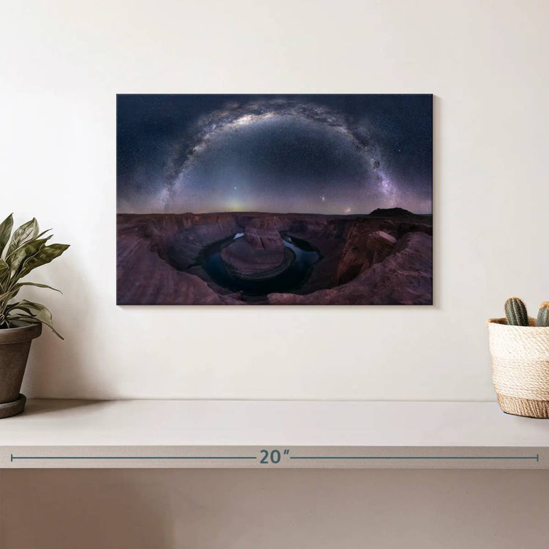 Starlit Horseshoe Bend, H 8 po x l 12 po