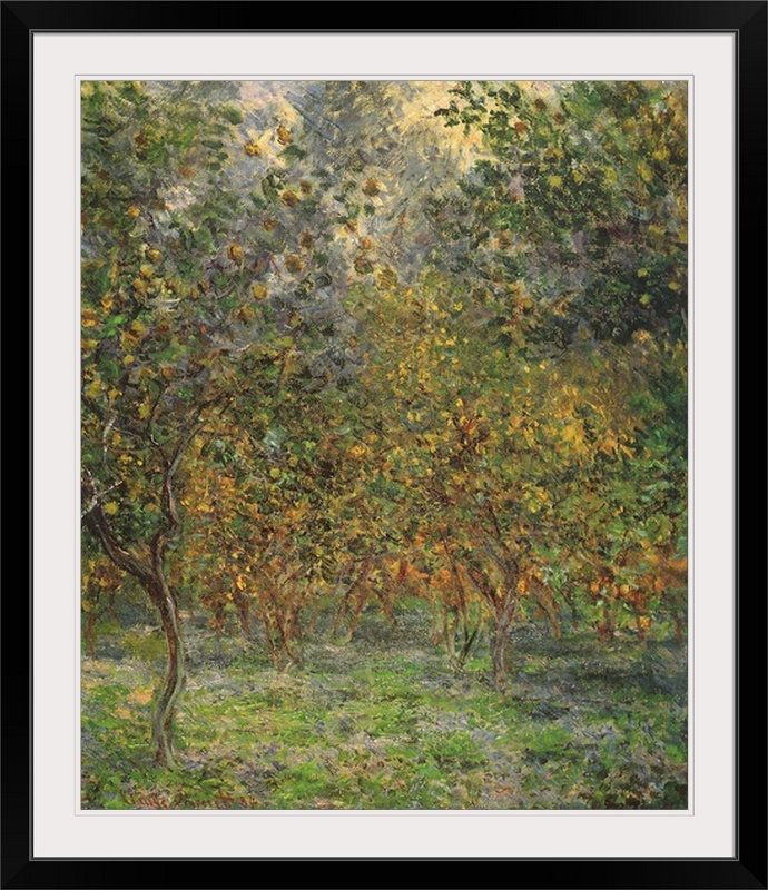 «Lemon Trees» par Claude Monet - impression, H 30 po x l 24 po x P 1,25 po, Toile