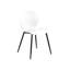 Pair of Aspen Carnaby Kitchen Chairs, Plastic Seat With Black Legs-578281771
