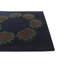 Tapis carré bleu marine Johansson