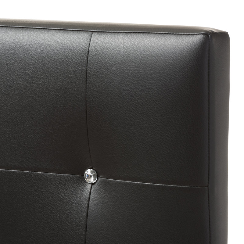 Espartaco Upholstered Headboard, Black