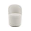 Hollis Boucle Side Chair Set, Comfortable Full Foam Swivel Seating With Elegant Design For Modern Interiors
