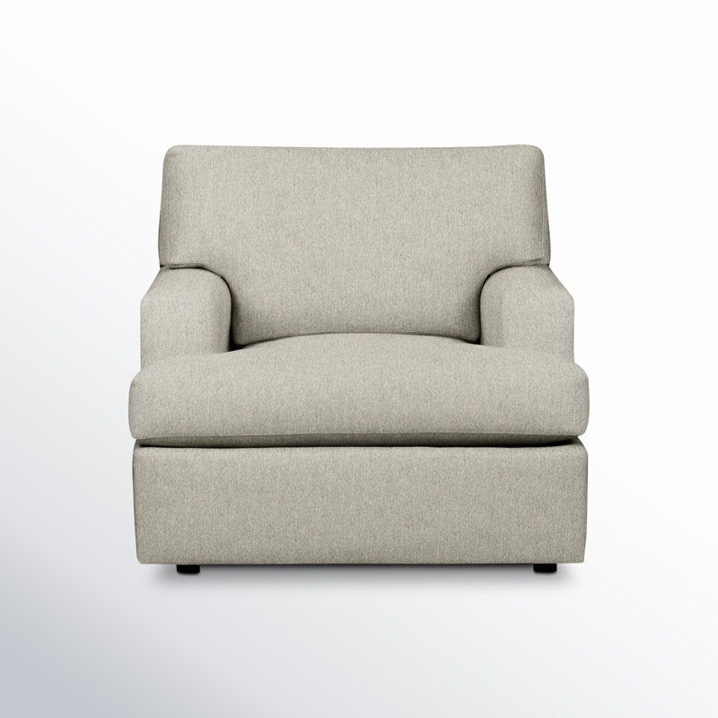 Fauteuil d'appoint Cleo, Tissage de billard cendré