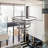 Nazere 5 - Light 40 Inches LED Chandelier Long Large Stairs High Ceiling Pendant Remote Dimming