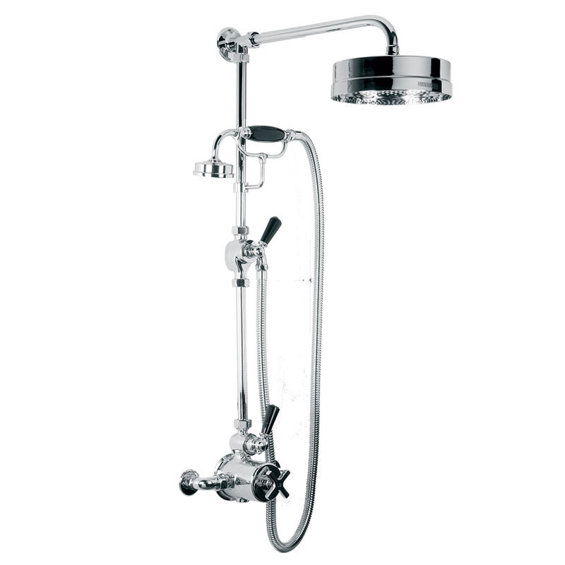 Mackintosh Thermostatic Complete Shower System, Polished Chrome