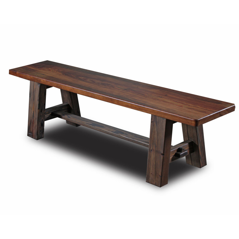 Upholstered Bench, Ebony, 19" H x 72" W x 14" D