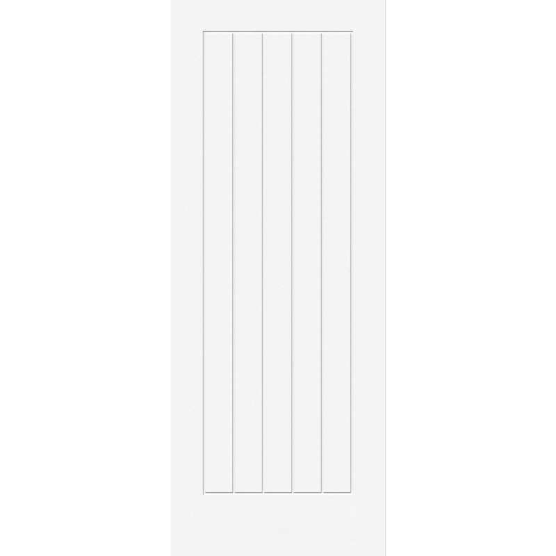 Cottage Deluxe White - Prefinished Internal Door, 198.1cm x 83.8cm x 3.5cm (H x W x T)