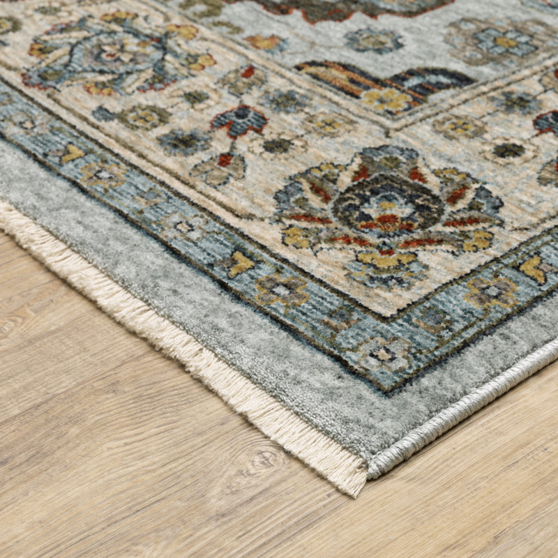 Hovis Oriental Indoor Rug, Rectangle 2' x 3'