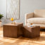 Ensemble de tables basses en MDF imitation bois imitation grain de bois, table d'appoint cubique, ensemble pour petit salon et chambre à coucher, entièrement assemblé-1953109921