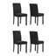Chaises rembourrées 5pc
