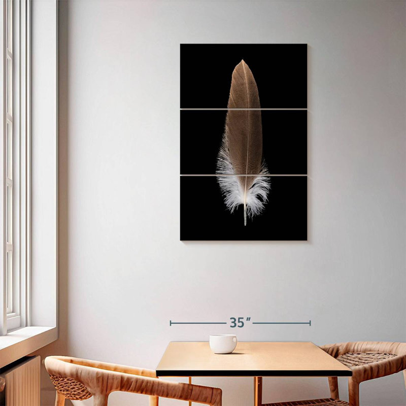 Plume brune Kerner Eagle, H 57 po x l 36 po