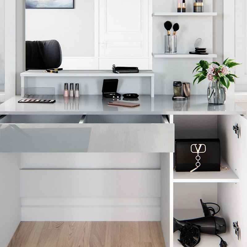 Alvo Dressing Table with Mirror