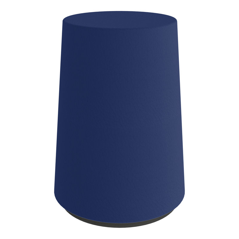 Tabouret oscillant avec dossier rembourré Shape Series Classroom, Marine