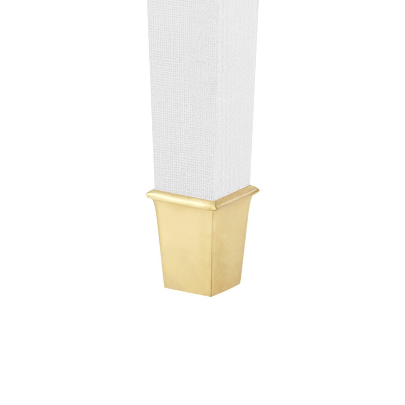 Claudette End Table, White