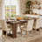 Elegant Kitchen Table,Extra-Longdining Table,Chic 2-Person Desk,Conference Table
