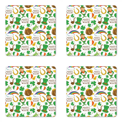 Square 4 Piece Coaster Set