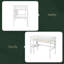 Lit mezzanine simple avec bureau et tablettes, barrière de sécurité et échelle-351192441