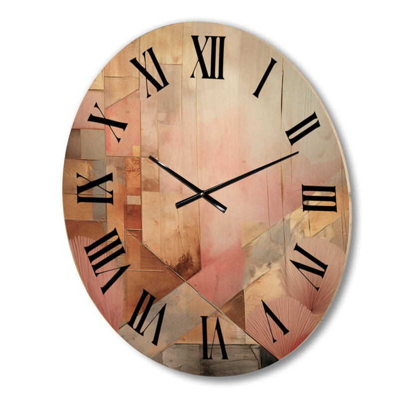 Solid Wood Wall Clock, Classic Decorative Clock - Annaleisa, Large