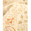 Tapis ivoire traditionnel noué à la main de conception unique 6 pi x 8 pi 9 po Keller