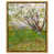 Toile avec cadre or