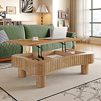 Lift Top Coffee Table with Hidden Storage