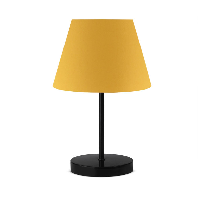 Horold Metal Table Lamp, Mustard