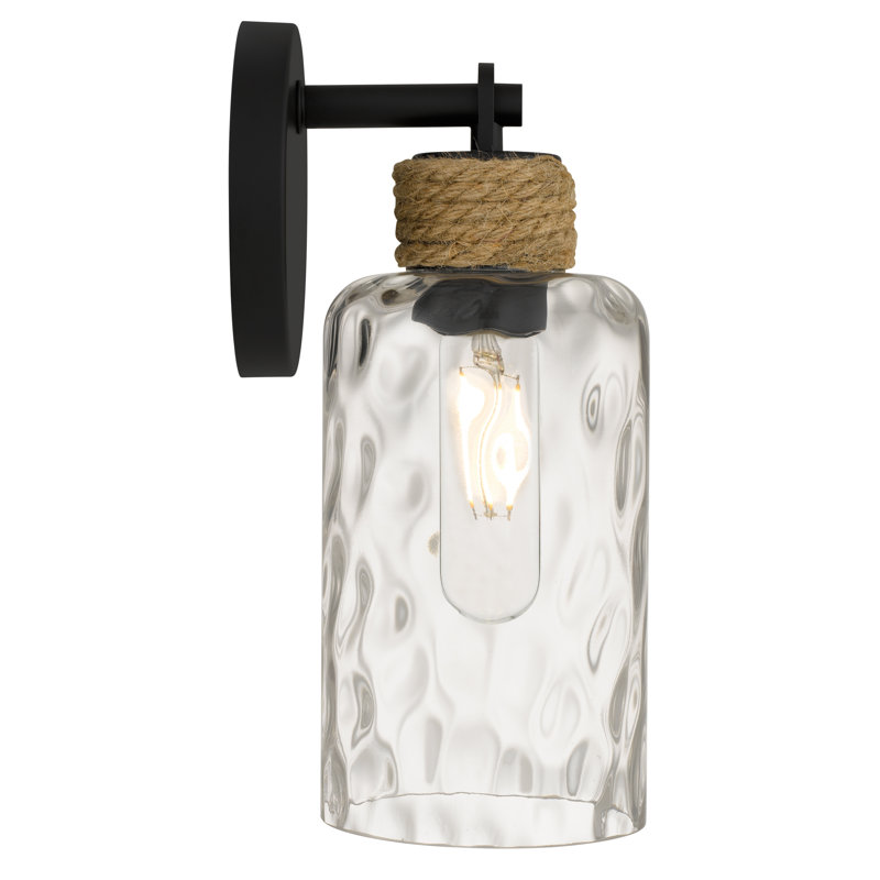 Baltic 1-Light Matte Black Wall Sconce