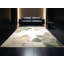 Tapis beige doux et moelleux à motif géométrique minimaliste Scott Mint-731562595