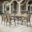 Jackie 6 - Person Patio Dining Set with Rectangular Table-988272748