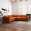 Canapé modulaire Anneleise Burnt-2111417338