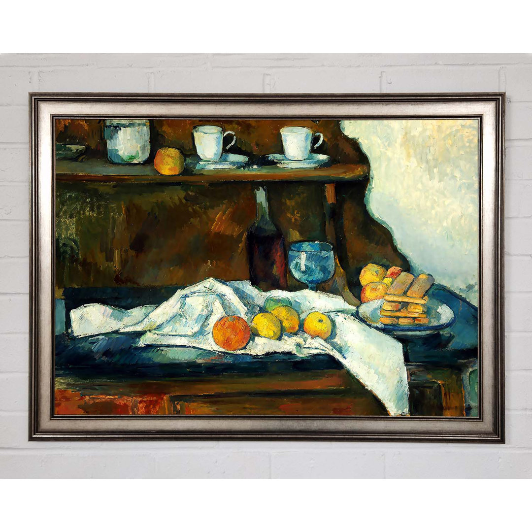 Cezanne Das Buffet - Einzelner Bilderrahmen Kunstdrucke