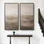 «Calm Neutral Abstract Horizon», ensemble de 2 reproductions d'art murales encadrées sur toile 60 po x 30 po x 2 pièces-1953188335-1953188332