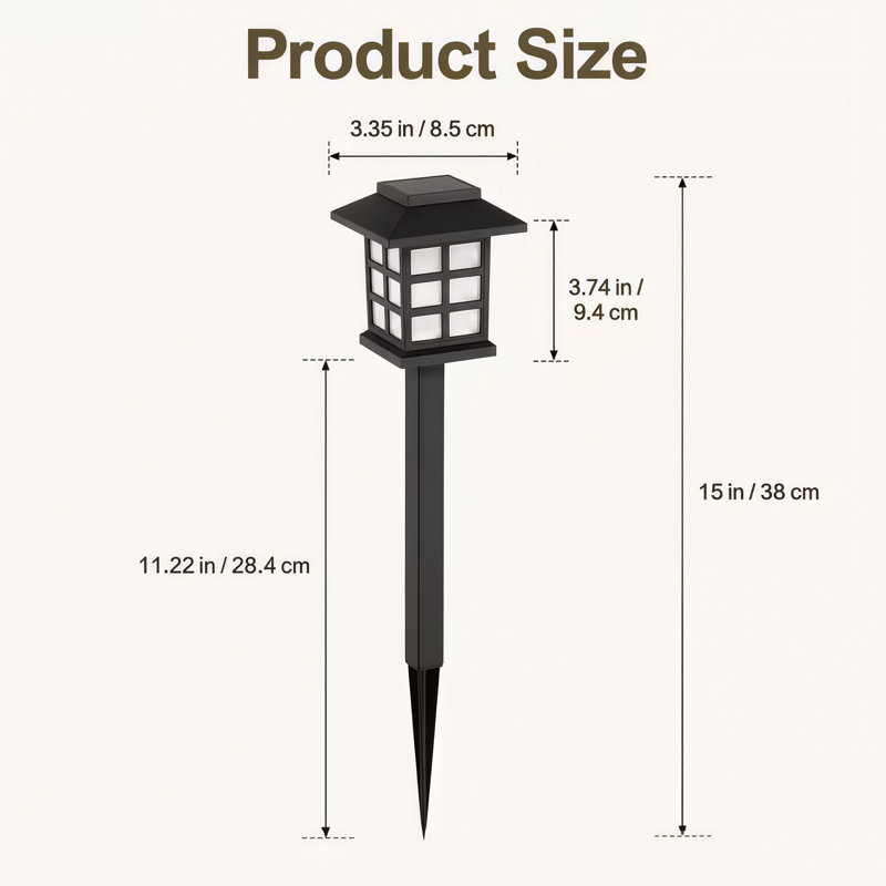 Éclairage solaire extérieur, paquet de 2 lumières de sentier solaires à DEL blanc chaud imperméables, lumières de passage solaires en forme de maison, panneau solaire en polysilicate avec pile AAA Ni-Cd 600 mAh, lumières de paysage durables pour jardin, chemin, cour, patio, allée