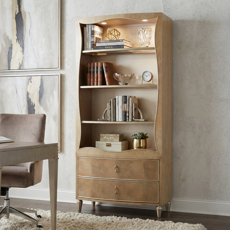 Bibliothèque Villa Cherie H 80 "x l 36" - Caramel, Caramel