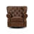 38" W Tufted Leather 270° Swivel Oversized Leather Recliner