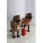 Paire de lions en aluminium avec finition bronze 19 po x 12 po x H 14 po Jasonlee