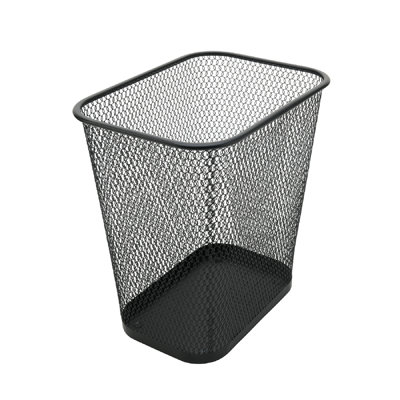 Steel Open Waste Basket - 3.5 Gallons