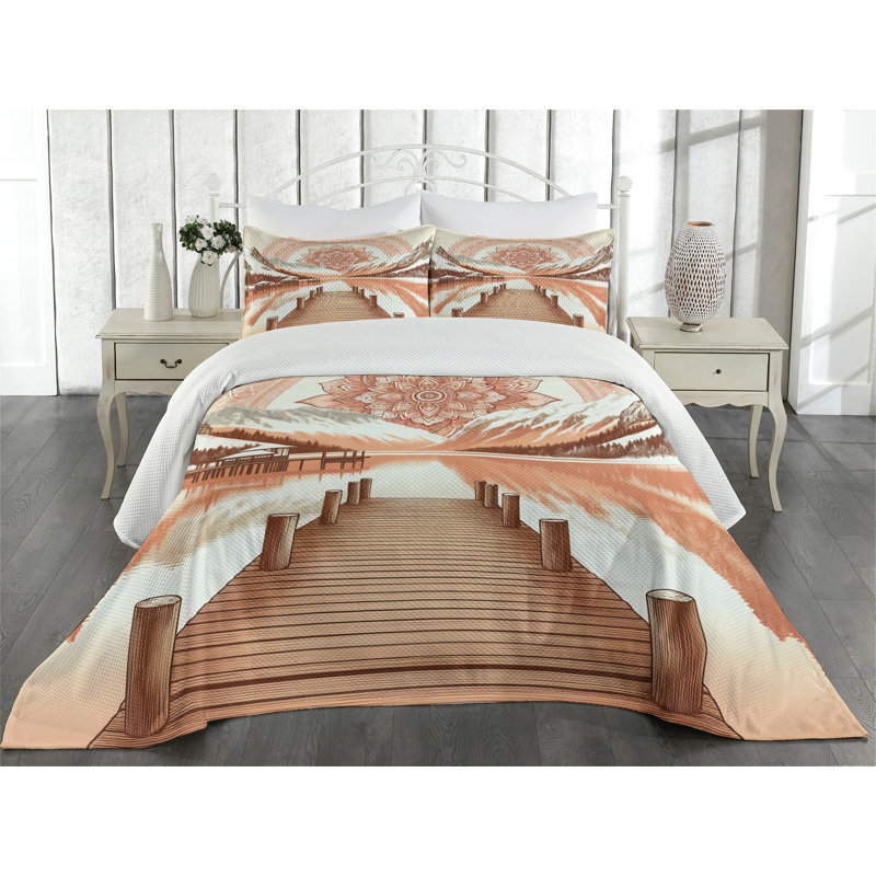 Polyester Coverlet, Queen Coverlet + 2 Standard Shams