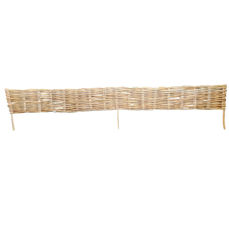Bordure de pelouse en bois, H 1,2 pi x l 6 pi