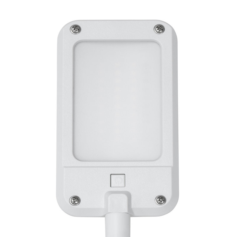 Atlante Adjustable Metal USB Clip On Lamp, White