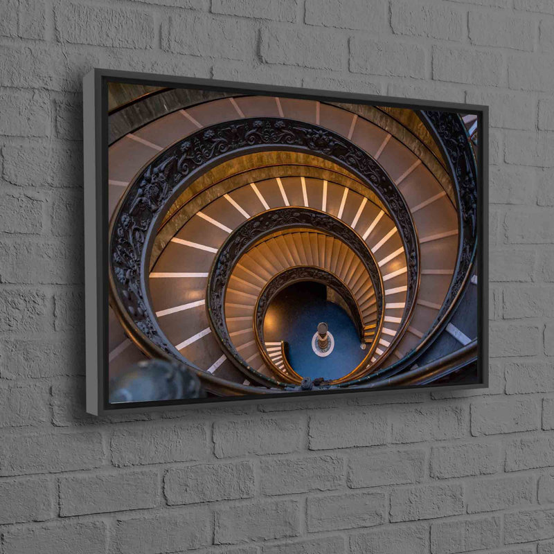Floater Frame Print on Canvas, Framed Print without Mat, 20 cm H x 30 cm W, Black
