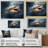 Underwater Shark Attack III - Sharkwall Art-133085485-133085524